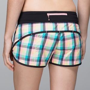 Lululemon Plaid Speed Up Short